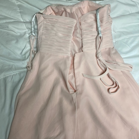 Pale pink BRAND NEW Bill Levkoff short prom dress - Picture 4 of 5